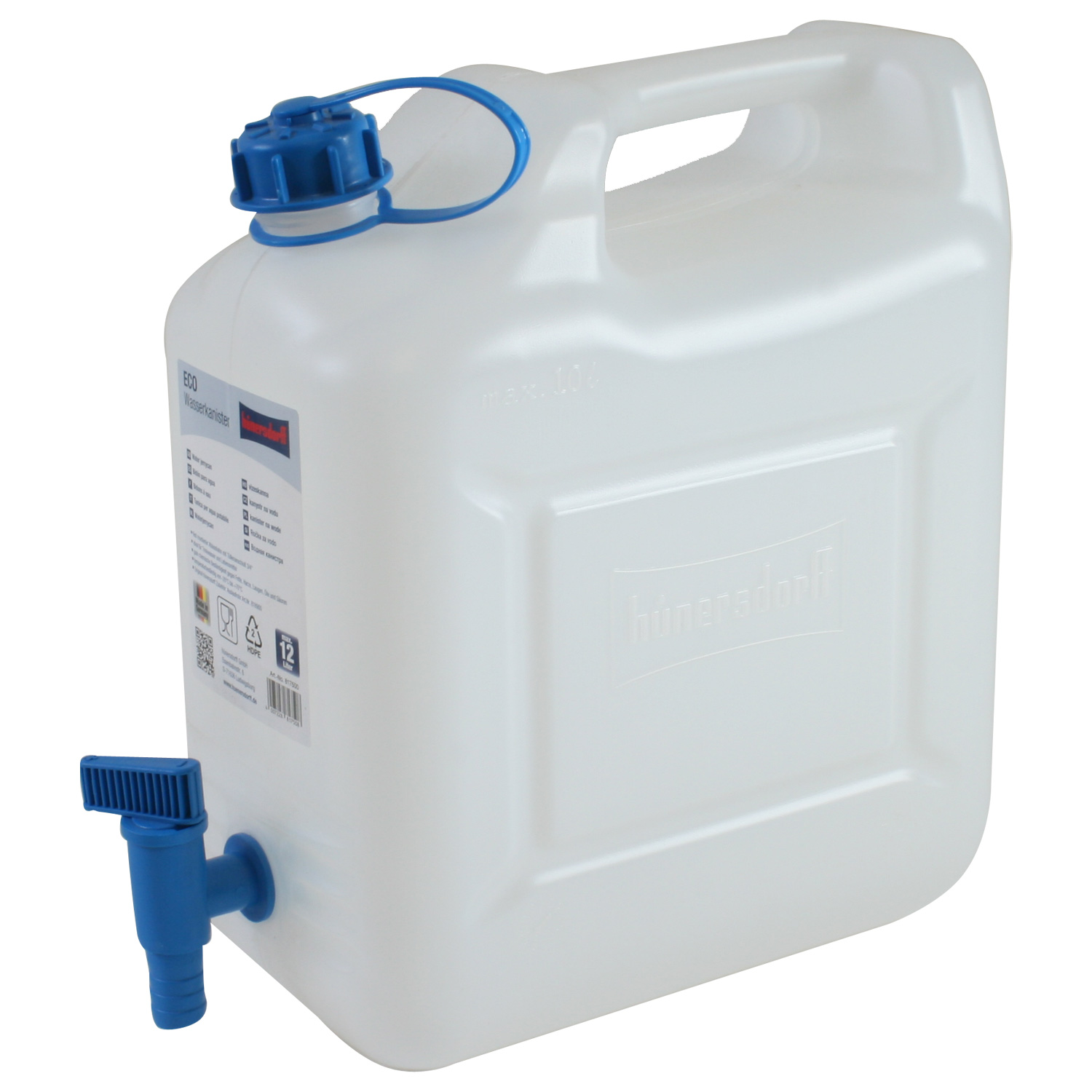 Wasserkanister ECO 10 Liter mit Hahn