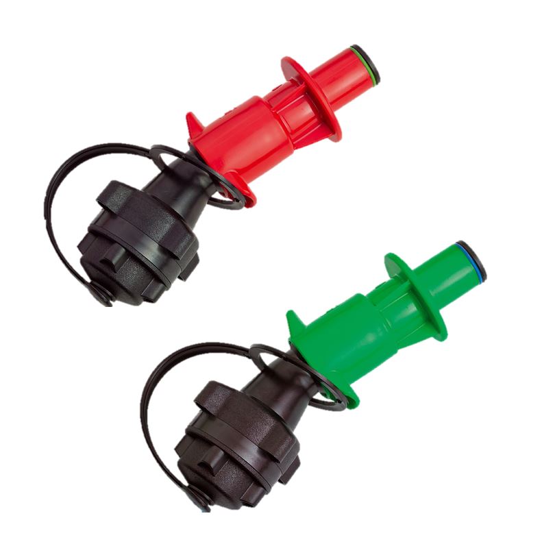 Sicherheits Einfüllsystem für Kraftstoff (rot) oder ÖL (grün)