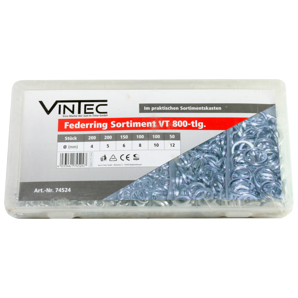 Federring Sortiment "VT 800-tlg." von VINTEC